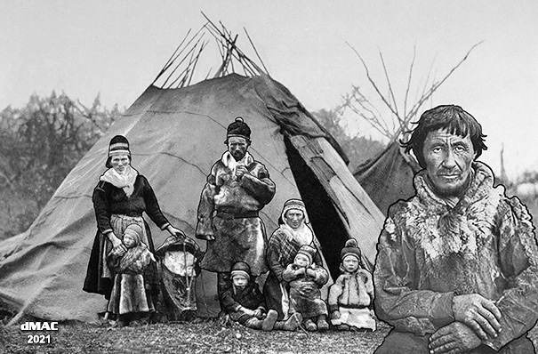 Sami people tent
